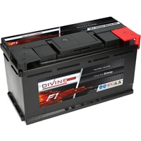Autobatterie Divine F1 SMF 100Ah 12V Starterbatterie TOP Angebot GELADEN