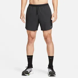 Nike Dri-FIT Stride 7" Brief-Lined Laufshorts Herren 010 black/black/reflective silv XL