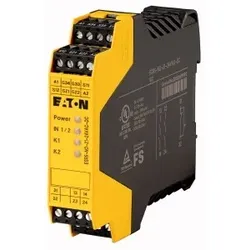 Eaton 118700 Sicherheitsrelais zur NOT-HALT-/Schutztür-Überwachung, 24VDC/AC, 2 Freigabepfade ESR5-NO-21-24VAC-DC