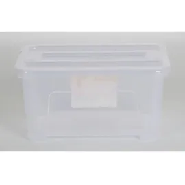 Buri Aufbewahrungsbox 28 x 18 x 14 cm 2-tlg. transparent