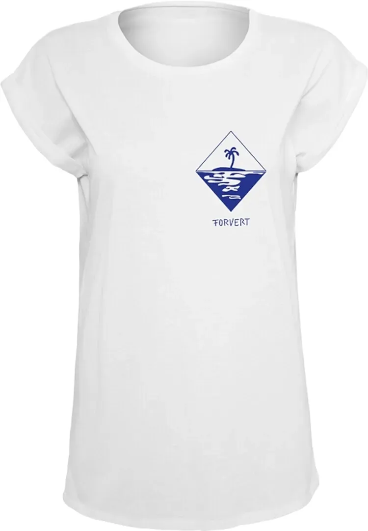 Brandit Forvert Pasadena Damen T-Shirt, weiss, Größe M