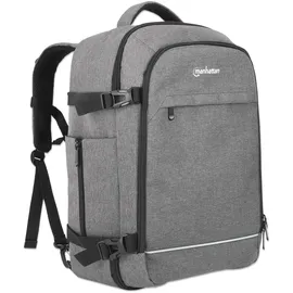 Manhattan 440370 Rucksack für Notebook, 17,3 Zoll, Handgepäck, Rom, Grau