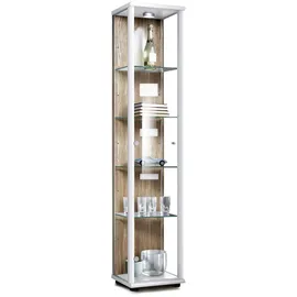 K-Möbel Glasvitrine C1014 176 x 37 x 33 cm