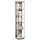 K-Möbel Glasvitrine C1014 176 x 37 x 33 cm