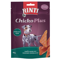12 x 80 g | Rinti | Extra Snack Knoblauchecken Chicko | Snack | Hund