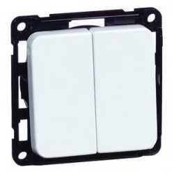 Peha Compacta - Serienschalter Einbau, reinweiß