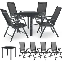 Juskys 	Milano Set 5-tlg. dunkelgrau