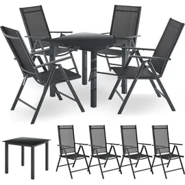 Juskys 	Milano Set 5-tlg. dunkelgrau