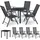 Juskys 	Milano Set 5-tlg. dunkelgrau