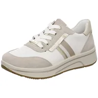 ARA Damen Sapporo Sneaker, Shell,Cream,Platin, 42 EU Weit