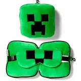 Puckator Minecraft Creeper Reisekissen 30 x 20 cm Grün
