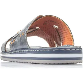 Rieker Herren Pantolette blau, Herren:45 EU - Blau - 45