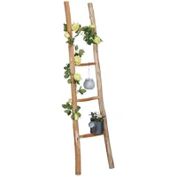 Relaxdays Dekoleiter 150 x 35 x 5 cm Braun