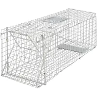 vidaXL Lebendfalle Verzinkt 80 cm
