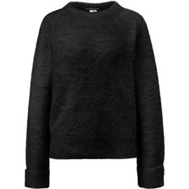 QS Bouclé-Pullover schwarz XS