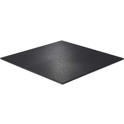 TRENDY SPORT Bodenmatte Rubber Flooring Segura 1000 Randstück schwarz 1,5 cm