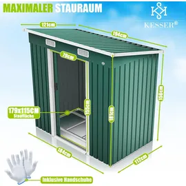 Kesser Gerätehaus L 2 x 1,22 m Grün
