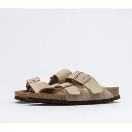 Birkenstock Arizona Weichbettung Veloursleder taupe 40