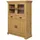 Home Affaire Highboard HOME AFFAIRE "Rügen", beige (natur), B:95cm H:130cm T:40cm, Massivholz, Sideboards, Highboard, Vitrine im Landhausstil, zertifiziertes Massivholz, Höhe 131 cm