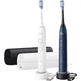 Philips Sonicare HX7429/01 Series 7100 Elektrische Zahnbürste Marineblau/Weiß, Reinigungstechnologie: Schalltechnologie