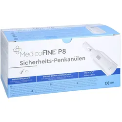 Medicofine P8 Sicherheits-Penkanülen 8mm