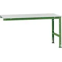 Manuflex Ansatztisch UNIVERSAL Standard, Tischplatte Melamin, 1750x1000, resedagrün