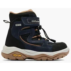 Leder Schneeboots DAY, Weite W - men,Damen - blau