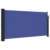 vidaXL Seitenmarkise Ausziehbar Blau 100x300 cm