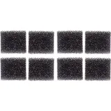 cyclingcolors 8x Katze Trinkbrunnen Schwamm Schaum Filter Schwarz Katzenbrunnen Haustierbrunnen Wasserbrunnen Schaumstofffilter 38mm