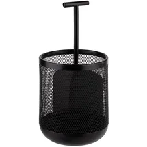 APS Besteckbehälter DART, Ø 12 cm, H: 25 cm, Metall, schwarz