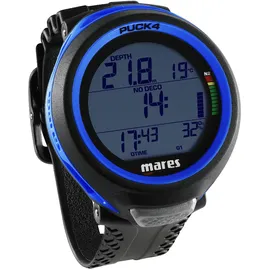 Mares Puck 4 Tauchcomputer - Luft und Nitrox, Farbe:blau
