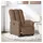 vidaXL Relaxsessel 93 x 101 x 93 cm Braun elektrisch
