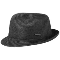 Stetson Dawson Player Strohhut schwarz XXL