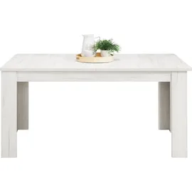 Homestyle4u Esstisch 90,5 x 76,5 x 160 cm weiß