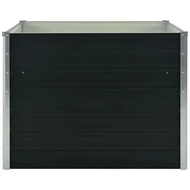 vidaXL Garten-Hochbeet verzinkter Stahl 100 x 100 x 77 cm Anthrazit