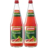Granini Rhabarber Saft - 2er Set Granini Trinkgenuss - 2x Rhabarber 1L Saft ink
