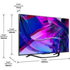 Hisense 65U7KQ 65 Zoll MiniLED ULED 4K TV