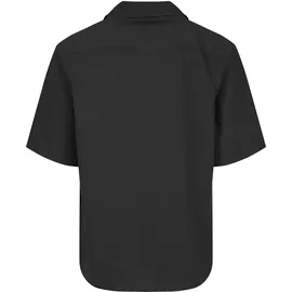 URBAN CLASSICS Relaxed Seersucker Kurzarmhemd Schwarz M