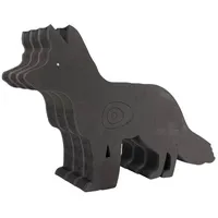 Melan-Store Bogenschießzielscheibe 2D Fuchs 21 cm schwarz NO SIZE