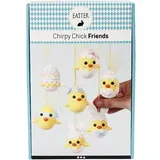 Creativ Company DIY Sets Modellieren Funny Easter Family - Bastelset, 1 Set