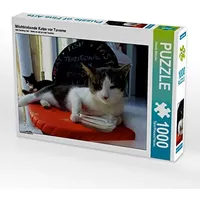 Calvendo Milchtrinkende Katze vor Taverne Puzzle