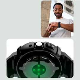 SPIGEN Rugged Armor Pro + Stand matte black Google Pixel Watch 4 41mm