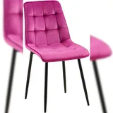 CLP Esszimmerstuhl Gifford Samtbezug I Küchenstuhl mit Rückenlehne