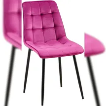 CLP Esszimmerstuhl Gifford Samtbezug I Küchenstuhl mit Rückenlehne