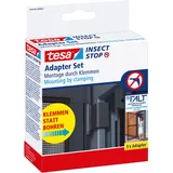 Tesa Insektenschutz-Tür Insect Stop Falt Adapter 11,3 x 15 cm Schwarz