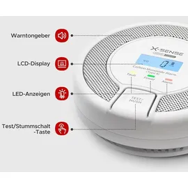 X-Sense CO03D Weiß