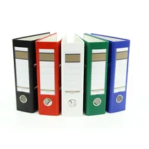 Livepac Office Ordner DIN A5 75 mm Weiß/Grün/Blau/Rot/Schwarz 20 St.