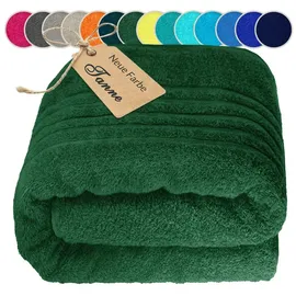 Lashuma London Handtuch 80 x 220 cm grün