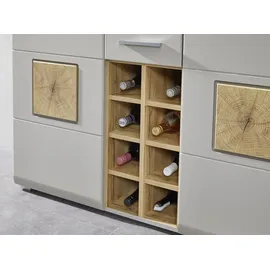 Innostyle Barschrank »FUN PLUS II«, 2 Holztüren, 19 Fächer, 1 Klappe, Softclose, ABS Kantenschutz