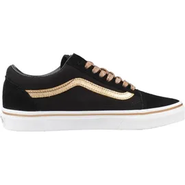 Vans Old Skool Damen Schwarz/Gold 39